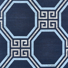 Load image into Gallery viewer, Schumacher Octavia Sisal Wallpaper 5008933 / Navy