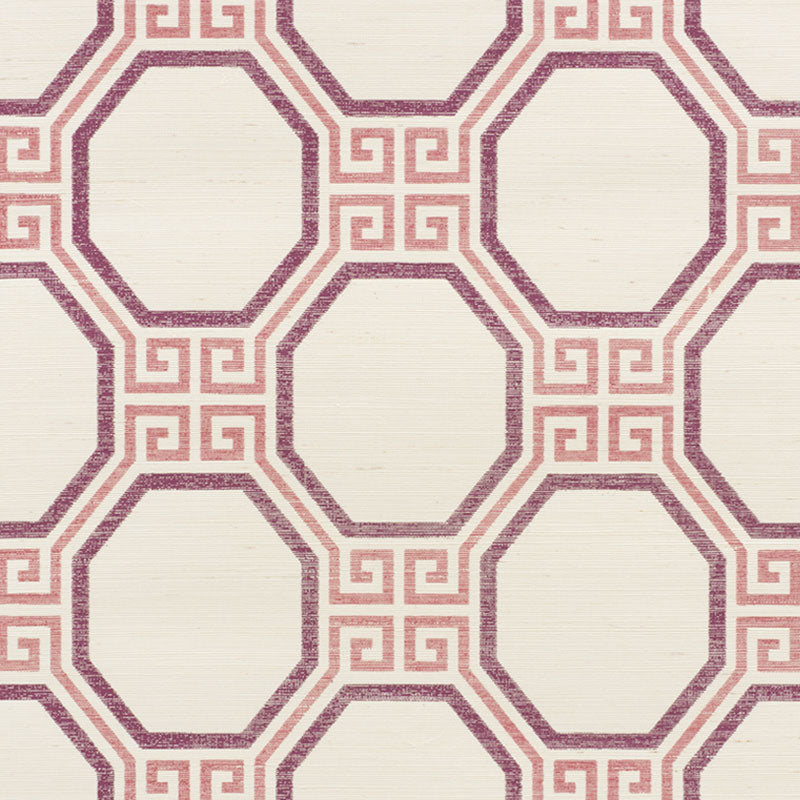 Schumacher Octavia Sisal Wallpaper 5008935 / Cinnabar