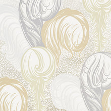 Load image into Gallery viewer, Schumacher Plumes Wallpaper 5009150 / Champagne