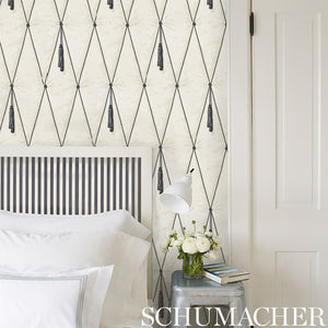 Schumacher Drapery Wallpaper 5009161 / Blush