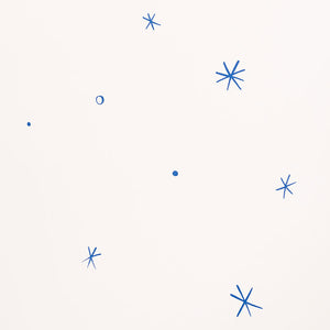 Schumacher Calisto Wallpaper 5009420 / Ivory & Cobalt