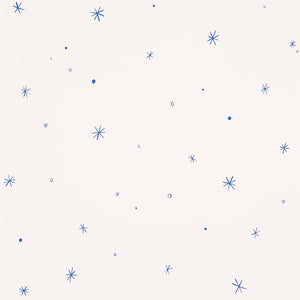 Schumacher Calisto Wallpaper 5009420 / Ivory & Cobalt