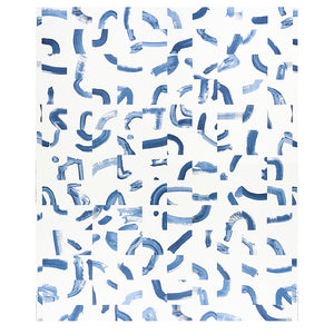 Schumacher Sepiessa Panel Set Wallpaper 5009494 / Blue