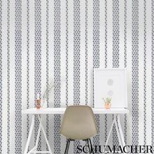 Load image into Gallery viewer, Schumacher Lillian Vine Wallpaper 5009523 / Carbon
