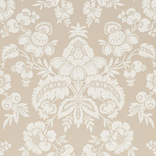 Load image into Gallery viewer, Schumacher Simone Damask Wallpaper 5009612 / Stone