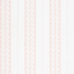 Schumacher Nauset Stripe Wallpaper 5009742 / Blush