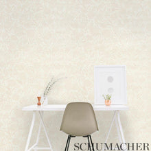 Load image into Gallery viewer, Schumacher Chrysanthemum Sisal Wallpaper 5009780 / Sky