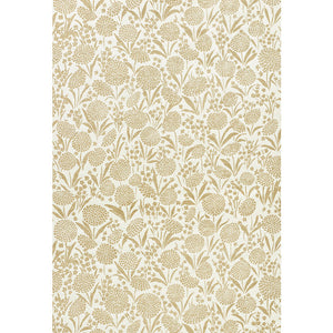 Schumacher Chrysanthemum Sisal Wallpaper 5009782 / Gold