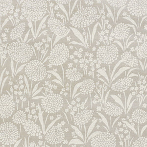 Schumacher Chrysanthemum Shimmer Wallpaper 5009790 / Moonstone