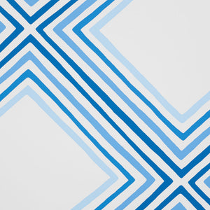 Schumacher Square Dance Wallpaper 5009831 / Blue