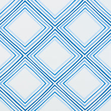 Load image into Gallery viewer, Schumacher Square Dance Wallpaper 5009831 / Blue