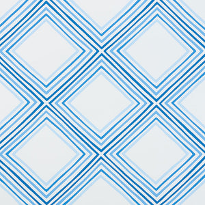 Schumacher Square Dance Wallpaper 5009831 / Blue
