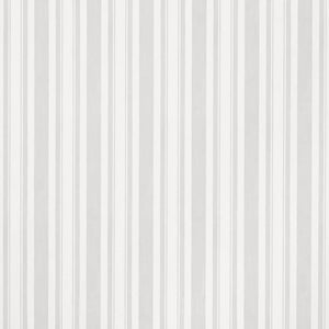 Schumacher Villa Stripe Wallpaper 5009920 / Dove
