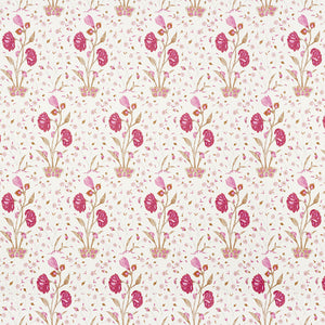 Schumacher Khilana Floral Wallpaper 5009951 / Spice