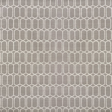 Load image into Gallery viewer, Schumacher Modern Trellis Sisal Wallpaper 5010101 / Charcoal