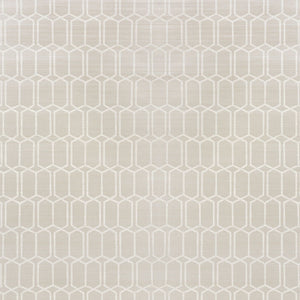 Schumacher Modern Trellis Shimmer Wallpaper 5010110 / Moonstone