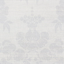 Load image into Gallery viewer, Schumacher Simone Damask Grasscloth Wallpaper 5010120 / Silver