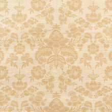 Load image into Gallery viewer, Schumacher Simone Damask Grasscloth Wallpaper 5010121 / Gold