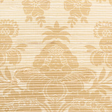 Load image into Gallery viewer, Schumacher Simone Damask Grasscloth Wallpaper 5010121 / Gold