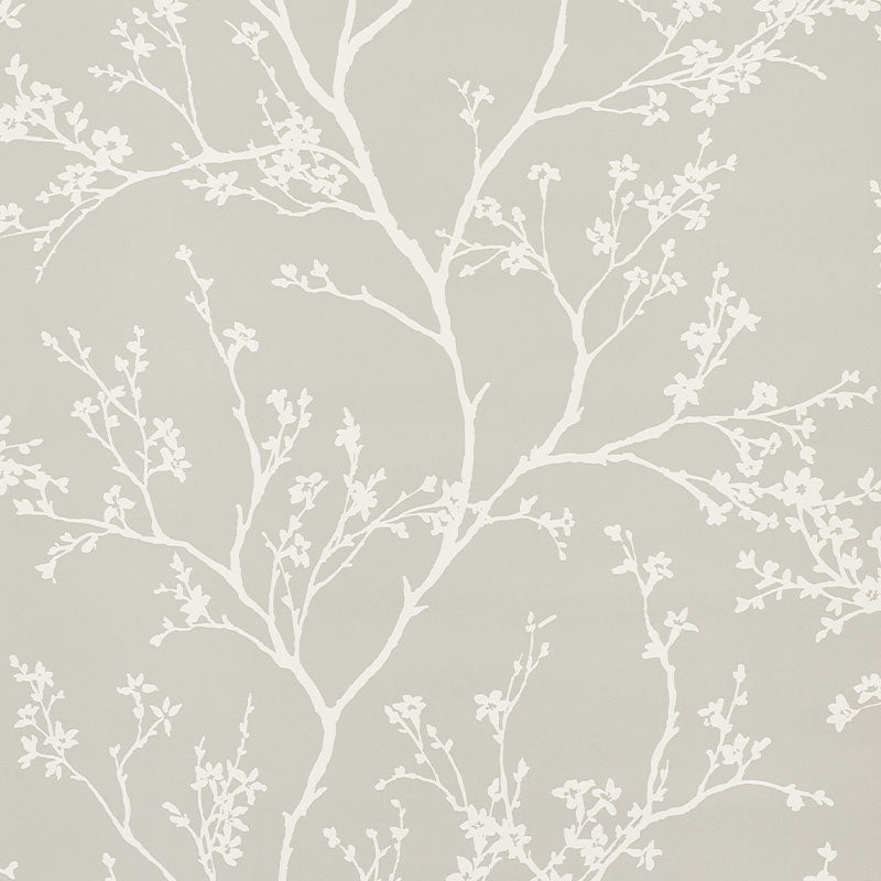 Schumacher Belvedere Grey Wallpaper