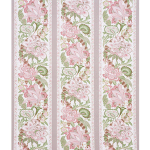 Schumacher Anjou Stripe Wallpaper 5010171 / Blush