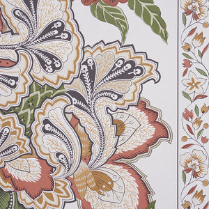 Schumacher Anjou Stripe Wallpaper 5010172 / Saffron