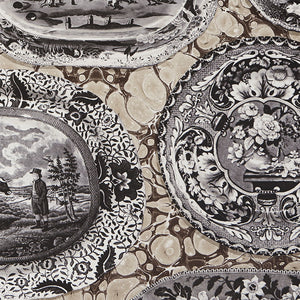 Schumacher Plates & Platters Wallpaper 5010411 / Neutral