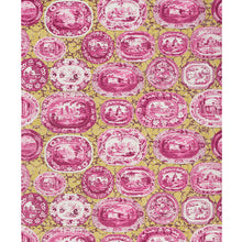 Load image into Gallery viewer, Schumacher Plates &amp; Platters Wallpaper 5010412 / Magenta &amp; Yellow