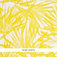 Load image into Gallery viewer, Schumacher Sunlit Palm Wallpaper 5010561 / Yellow
