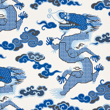 Load image into Gallery viewer, Schumacher Magical Ming Dragon Wallpaper 5010600 / Porcelain