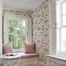 Load image into Gallery viewer, Schumacher Baudin Butterfly Wallpaper 5010690 / Blush