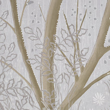 Load image into Gallery viewer, Schumacher Brindille Golden Accented Panel Set Wallpaper 5010920 / Dove