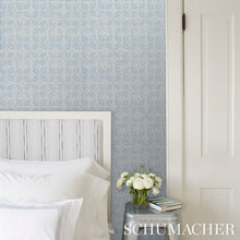 Load image into Gallery viewer, Schumacher Coffee Bean Wallpaper 5011141 / Sky