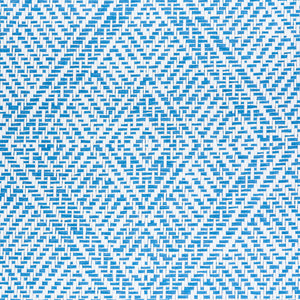 Schumacher Tortola Paperweave Wallpaper 5011250 / Blue