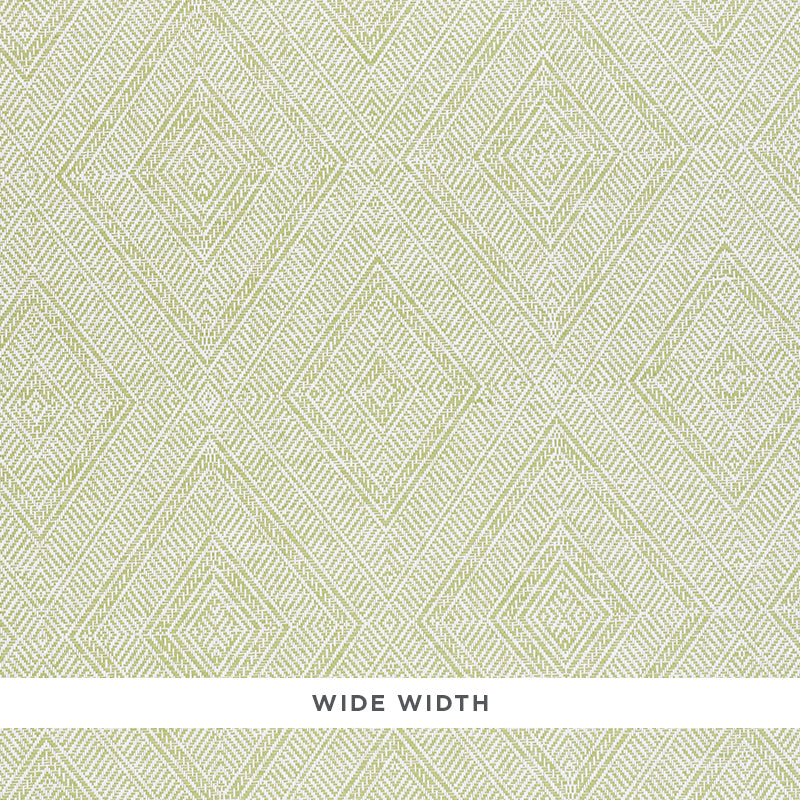 Schumacher Tortola Paperweave Wallpaper 5011251 / Green