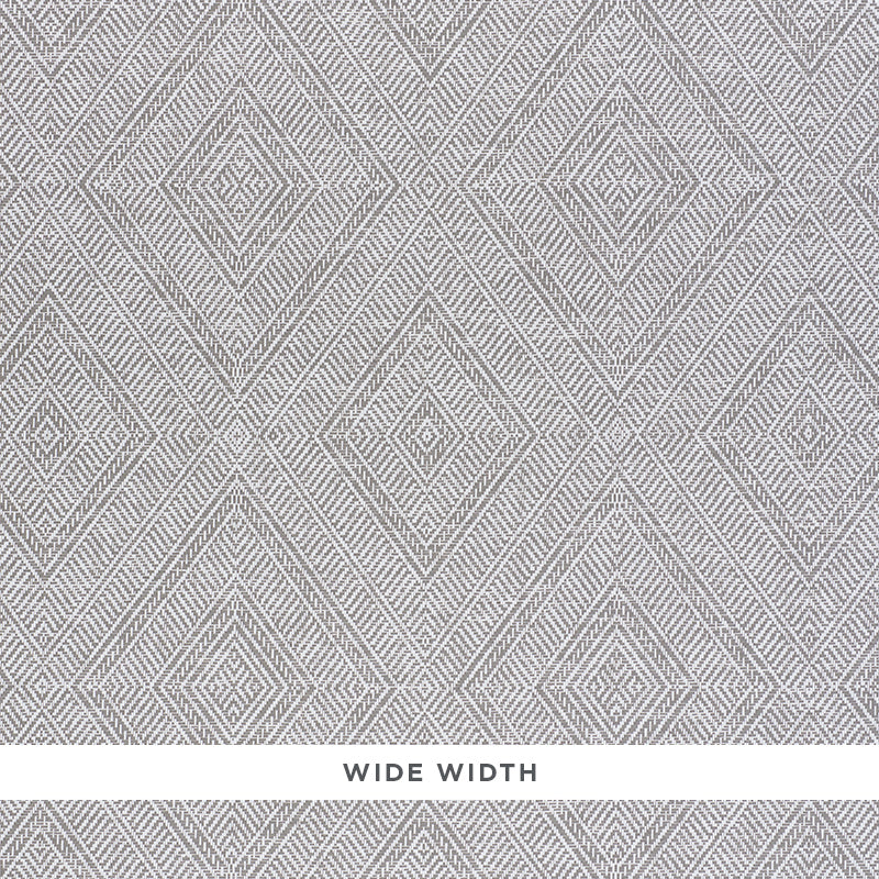 Schumacher Tortola Paperweave Wallpaper 5011253 / Grey