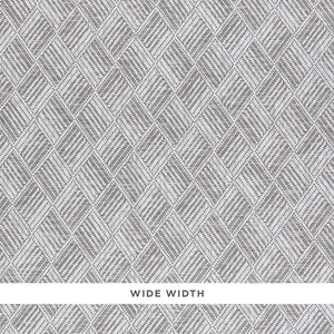 Schumacher Ashberg Paperweave Wallpaper 5011260 / Grey