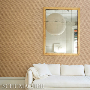 Schumacher Ashberg Paperweave Wallpaper 5011262 / Brown