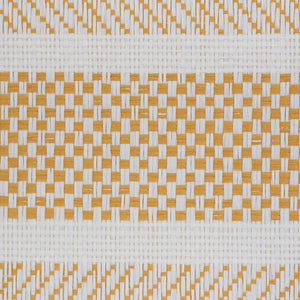 Schumacher Oxnard Paperweave Wallpaper 5011301 / Yellow