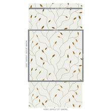 Load image into Gallery viewer, Schumacher Cymbeline Wallpaper 5011380 / Ivory &amp; Gold