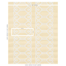 Load image into Gallery viewer, Schumacher Ziz Embroidered Sisal Wallpaper 5011471 / Neutral