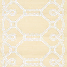 Load image into Gallery viewer, Schumacher Ziz Embroidered Sisal Wallpaper 5011471 / Neutral