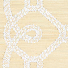 Load image into Gallery viewer, Schumacher Ziz Embroidered Sisal Wallpaper 5011471 / Neutral