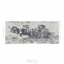 Load image into Gallery viewer, Schumacher Chariot Of Dawn Toile Wallpaper 5011500 / Black