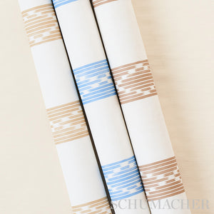 Schumacher Sequoia Stripe Wallpaper 5011531 / Camel