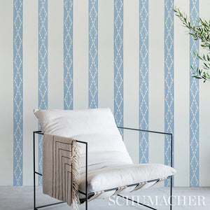 Schumacher Sequoia Stripe Wallpaper 5011531 / Camel