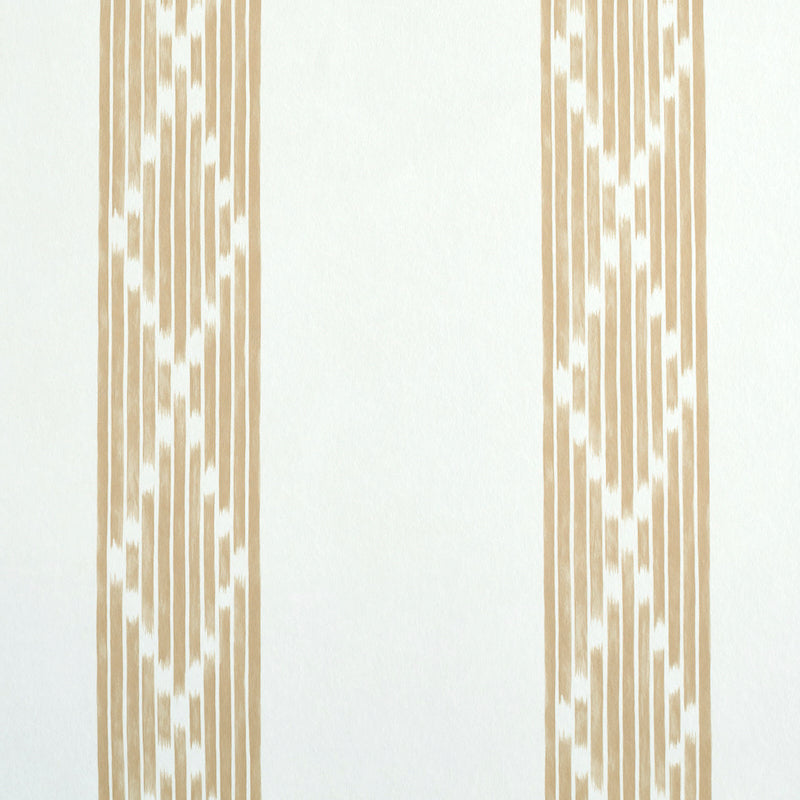 Schumacher Sequoia Stripe Wallpaper 5011531 / Camel