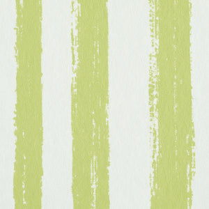 Schumacher Sketched Stripe Wallpaper 5011542 / Green