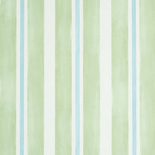 Load image into Gallery viewer, Schumacher Watercolor Stripe Wallpaper 5011570 / Leaf