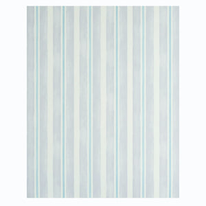 Schumacher Watercolor Stripe Wallpaper 5011572 / Lavendar